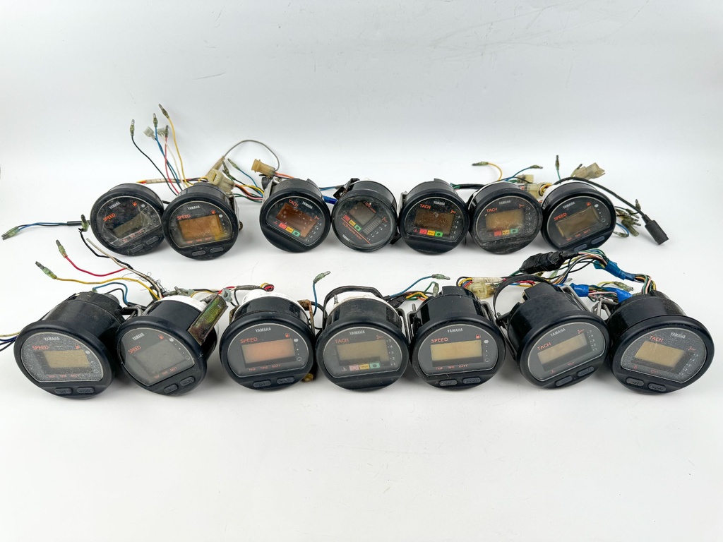 14 Yamaha Marine Outboard Digital Gauges Tachometer Speedometer - For Parts
