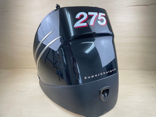 [4079] Mercury 275HP Verado 4 Stroke Outboard Rear Cowling Assembly Black Good Condition