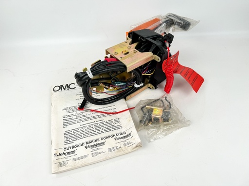 [036267] Johnson Evinrude OMC Top Mount Control Box Binnacle W/ Key & Trim - 8 Pin
