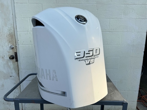 [038354] 2013 Yamaha 350 HP 4 Stroke Outboard Top Cowling 6AW-42610-20-00 OEM