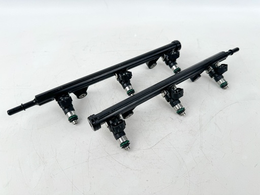 [037002] 2016 Yamaha 250 HP 4 Stroke Outboard Fuel Injector Set W/ Rail 6AW-13761-00-00 OEM