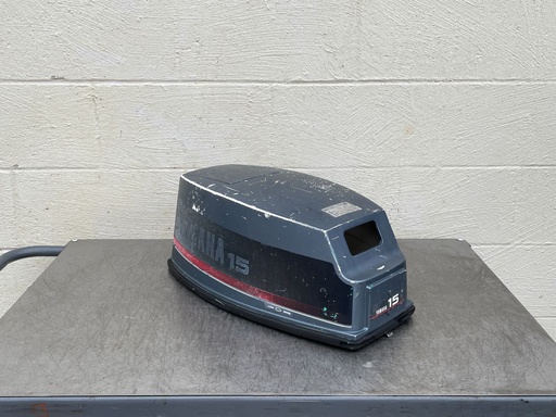 [031534] 1986-1995 Yamaha 15HP Outboard 2 Stroke Top Cover Cowling Hood 6E7-42610-13-EK