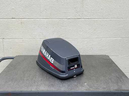 [031533] 1987 Yamaha 8HP 2 Stroke Outboard Top Cover Cowling Hood 6G1-42610-13-EK