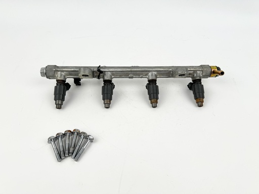 [017730] 2004 Johnson 70 HP 4 Stroke Outboard Fuel Injector Set W/ Rail {mpn} OEM