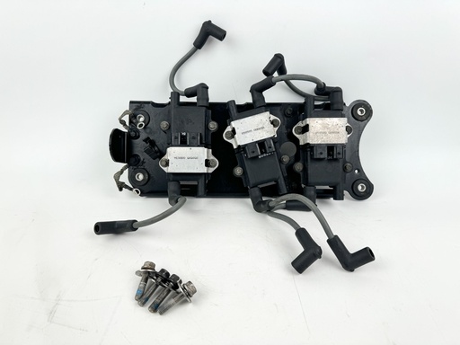 [018474] 2001 Mercury 225 HP 2 Stroke Outboard Ignition Coil Set W/ Plate {mpn} OEM
