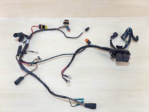 [2857] 2001 Johnson 90HP 2 Stroke Engine Wiring Harness 0584762