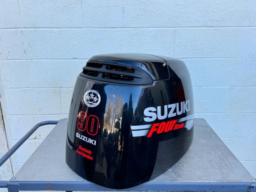 [020780] 2001-11 Suzuki DF90 90HP Outboard Top Cover Cowling Hood