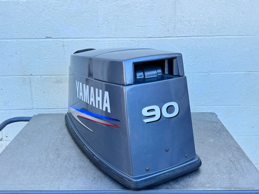 [020794] 2002-2009 Yamaha 90HP 2 Stroke Outboard Top Cover Cowling Hood