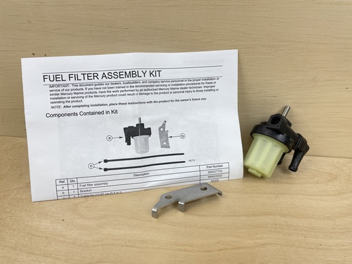 [7121] Mercury Outboard Fuel Filter Kit 35-8M0063726 Brand New OEM