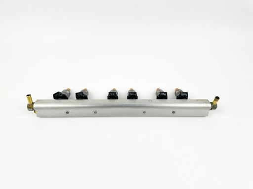 [022408] 2003 Yamaha 200 HP 2 Stroke Outboard Fuel Injector Set W/ Rail {mpn} OEM