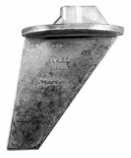 [7150] Mercury Quicksilver Trim Tab Anode 34127A 1 34127A1 Brand New OEM