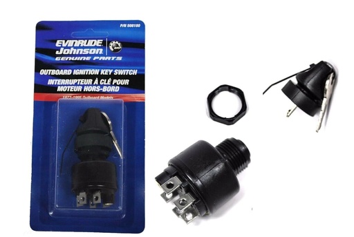 [7262] Evinrude Johnson OMC Outboard Ignition Key Switch Assembly 508180 Brand New OEM