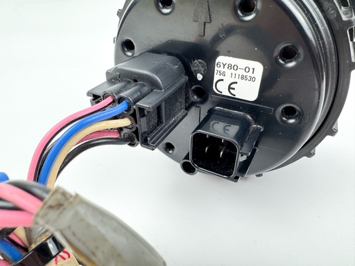 [025437] Yamaha Command Link Square Speed Fuel Gauge Tach 6Y80-01 Tested Used