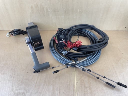 [008198] Yamaha 704 Top Mount Control Box Binnacle With Key Switch & Harness