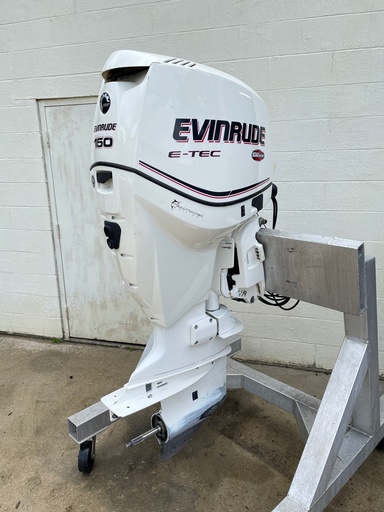[008138] 2009 Evinrude Etec 150HP Outboard W/ 25" Shaft 2 Stroke - 670 Hours