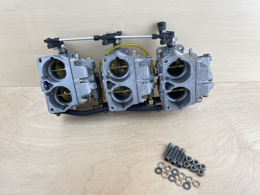 [008378] 1998 Mercury 150HP 2 Stroke Outboard Top Middle Bottom Carburetor Assembly