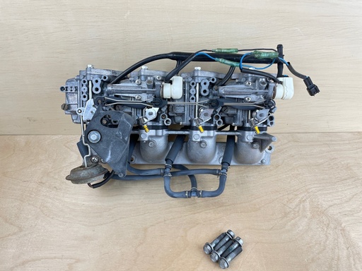 [008548] 2004 Mercury 75HP 4 Stroke Carburetor Set 4 804708T1 804708T2 804708T4
