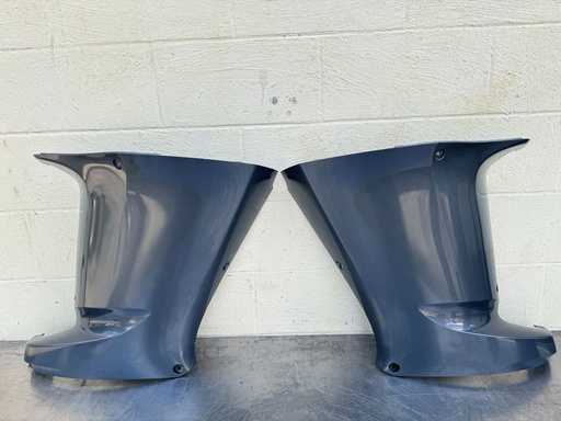 [033263] 2012 Yamaha 300 HP 4 Stroke Outboard Lower Apron Cowling Port {mpn} OEM