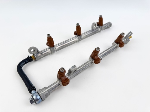 [036411] 2010 Suzuki 250 HP 4 Stroke Outboard Port Fuel Injector Set W/ Rail {mpn} OEM