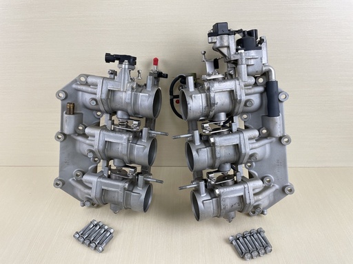 [008969] 2002 Yamaha 225HP 4 Stroke Throttle Body Assembly Set Complete Starboard & Port