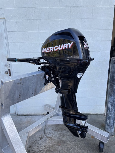 [009059] 2008 Mercury 20HP 4 Stroke Outboard With Tiller Handle