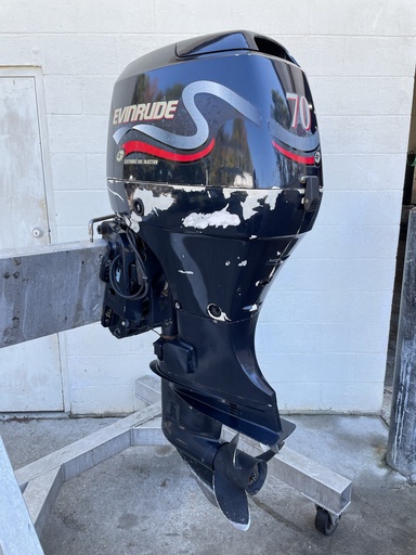 [009060] 2000 Johnson / Suzuki 70HP 4 Stroke Outboard With 20" Shaft 171 Hours