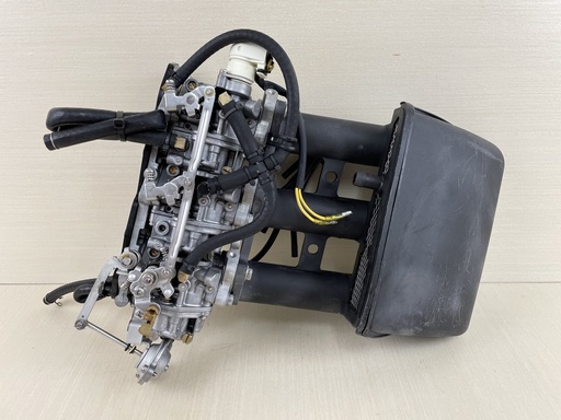 [009471] 2004 Yamaha 40HP 4 Stroke Carburetor Setup Top Middle Bottom Carb - Cleaned