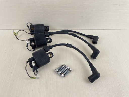 [009732] 1991 Yamaha 70HP 2 Stroke Outboard Ignition Coil Set 3 6H3-85570-10-00