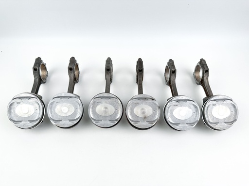 [044752] 2015 Yamaha 250 HP 4 Stroke Outboard Piston & Connecting Rod Set {mpn} OEM