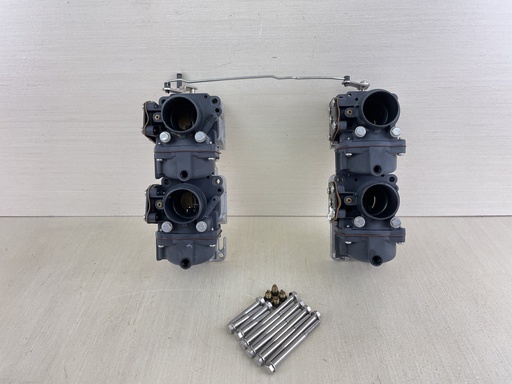 [010387] 0439007 0439209 Johnson Evinrude Port Starboard Carburetor Set 2000 90HP