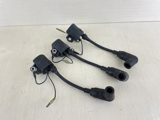 [010528] 2008 Yamaha 70HP 2 Stroke Outboard Ignition Coil Assembly Set Of 3 697-85570-00-00