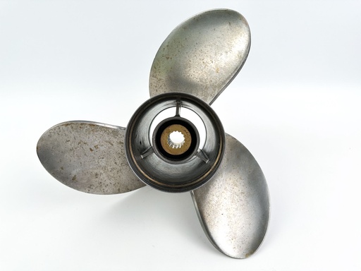 [051782] Yamaha Prop Propeller 3 Blade Stainless Steel 13 3/4" x 19P - Left Hand Counter