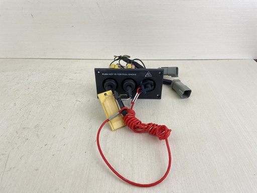 [011076] Evinrude Johnson OMC Outboard Dual Key Ignition Switch Assembly - Used