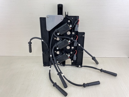 [010999] 2002-2009 Yamaha 200 225HP 4 Stroke Outboard Ignition Coil Set W/ Bracket 69J-82310-00-00