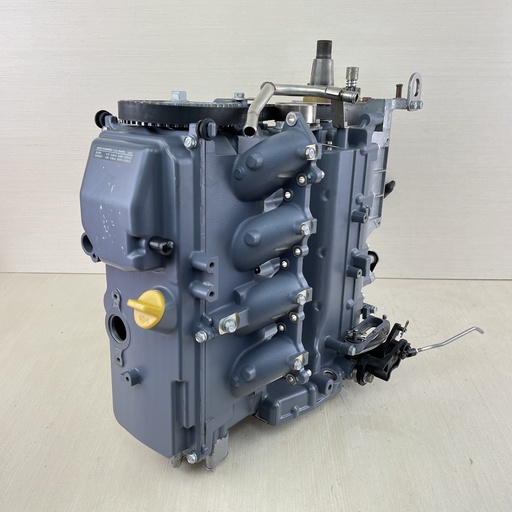 [008809] 02-05 Yamaha 60HP 4 Stroke Outboard Powerhead Crankcase Assembly Long Block