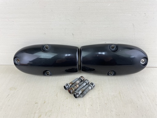 [009442] 01-12 Suzuki 115 140 HP 4 Stroke Outboard Lower Engine Mount Cover Set W/ Bolts