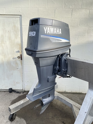 [009463] 2007 Yamaha 90HP 2 Stroke Outboard W/ 20" Shaft Carbureted - Good Condition