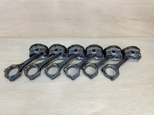 [3348] 2015 Yamaha Vmax 250HP Piston & Connecting Rod Set of 6 6CE-11631-00-00