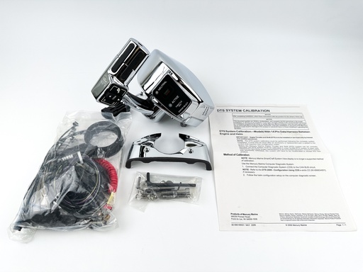 [057450] Mercury DTS Console Top Mount Single Outboard Control Slim Binnacle 896609A01