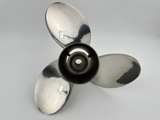 [057558] Evinrude Johnson Rebel Stainless Steel Propeller 15 1/4" x 19P RH Standard 763570