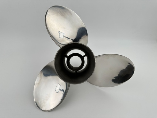 [057562] Evinrude Johnson Rebel Stainless Steel Propeller 15 1/4 x 19 P RH Standard 763990