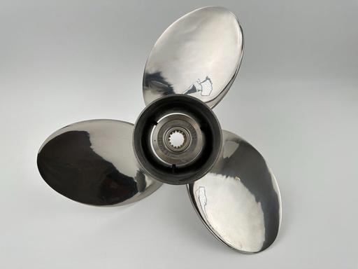 [057566] Evinrude Johnson Stainless Steel Propeller 15 3/4 x 15P Rebel LH Counter 763659