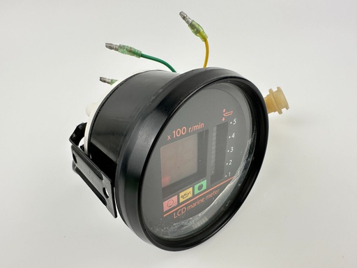 [057792] Yamaha LCD Digital Marine Meter Gauge Tachometer - Needs Cleaned