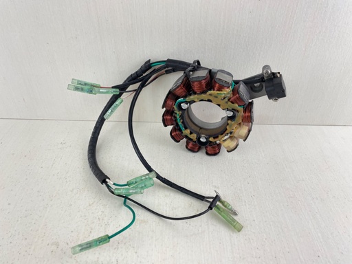 [011940] 1997 Yamaha 9.9 HP 4 Stroke Outboard Stator Base Magneto Assembly 6G8-85510-01-00