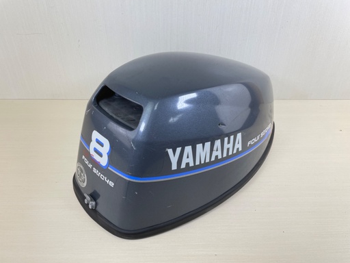 [012645] 2001 Yamaha 8HP 4 Stroke Outboard Top Cowling Cover Hood 69G-42610-60-4D