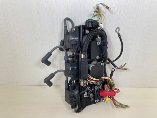 [012683] 2000 Mercury 60HP 2 Stroke Engine Harness With Coil Packs Plate Regulator