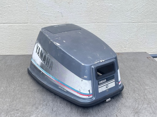 [013554] 1987 Yamaha 8HP 2 Stroke Outboard Top Cover Cowling Hood 6G1-42610-13-EK