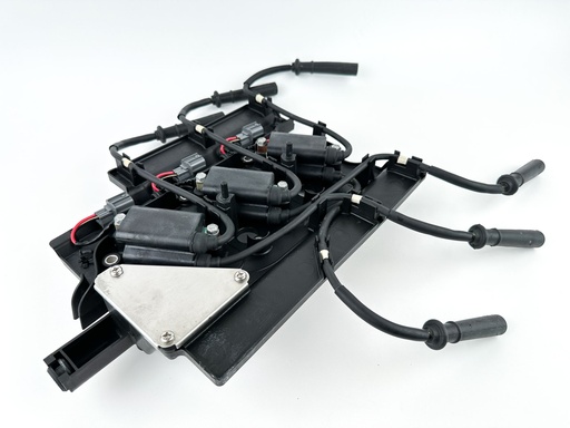 [071698] 2003 Yamaha 225 HP 4 Stroke Outboard Ignition Coil Set W/ Plate {mpn} OEM