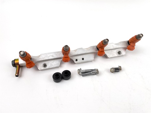 [016249] 2001 Suzuki 90 HP 4 Stroke Outboard Fuel Injector Set W/ Rail 15710-65D00 OEM