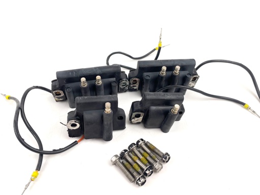 [016936] 2006 Evinrude 225 HP 2 Stroke Outboard Ignition Coil Set 0586857 0586854 OEM